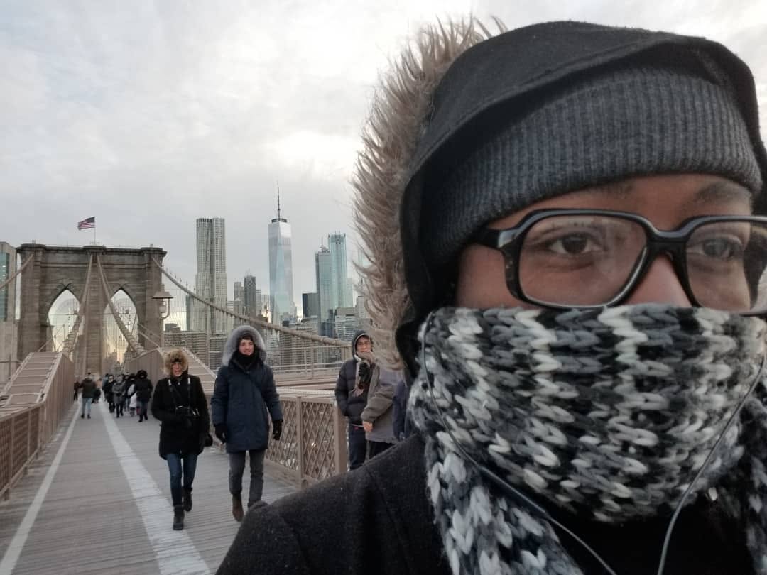 Today I walked across the and found