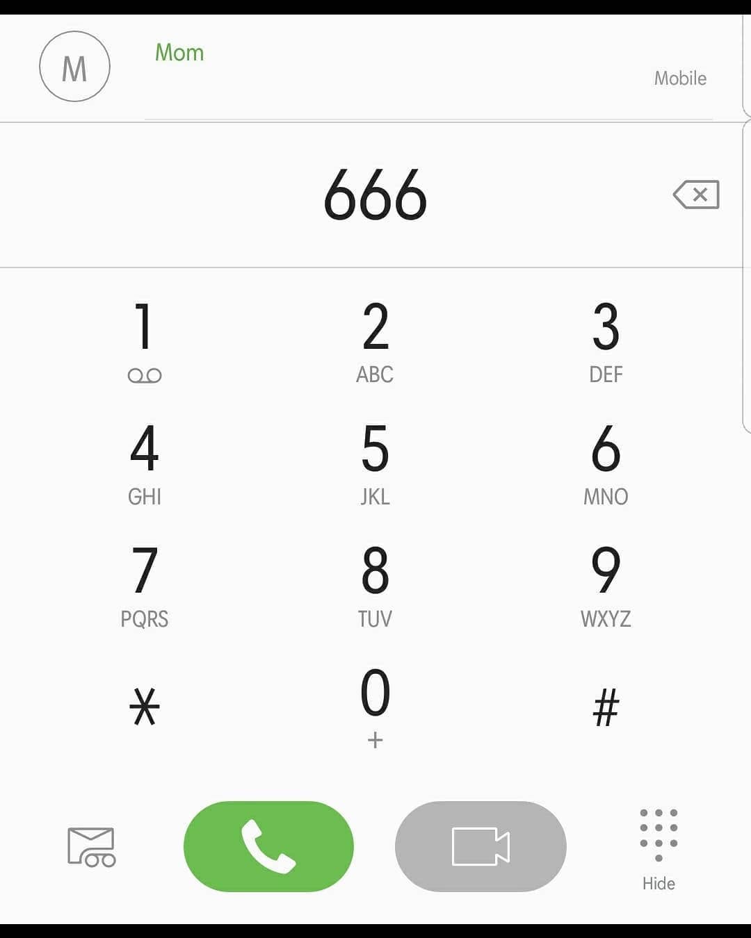 Dialing on your phone will Dialing on your phone will