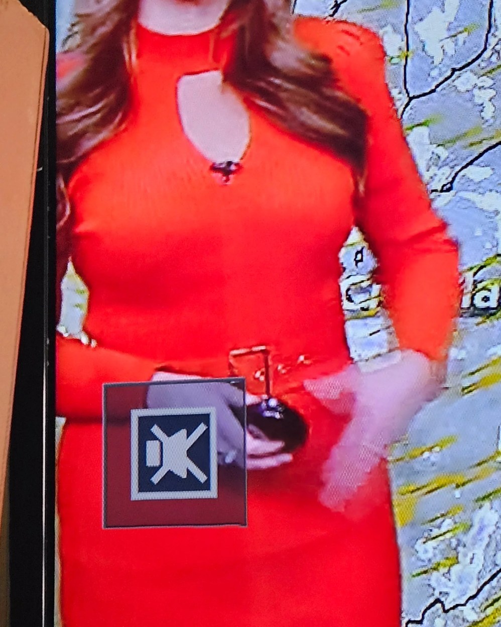Why the weather anchor today look like